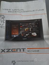 2-DIN Navigatore XZENT X-402