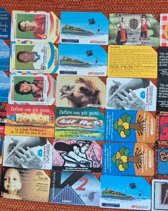 Lotto 182 schede telefoniche 