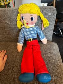 Bambola di pezza vintage double face