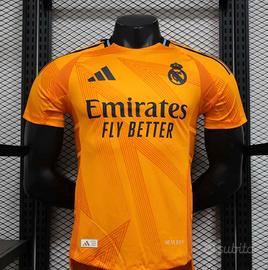 Maglia real madrid arancione personalizzabile