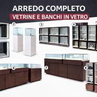 Arredo completo vetrine e banchi espositivi