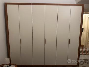 Armadio 6 ante in legno