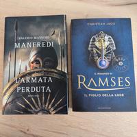 libri romanzo storico Manfredi e Jacq