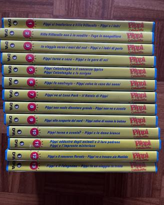 Dvd Pippi Calze lunghe cartoni animati - 13 Dvd