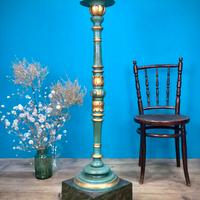 TORCERA CANDELIERE CANDELABRO DA TERRA INIZI 800