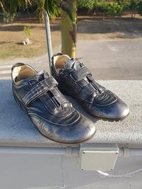 scarpe Cesare Paciotti 4US tg.7 argento scuro 