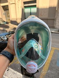 Maschera Snorkeling SUBEA XS con sacca originale