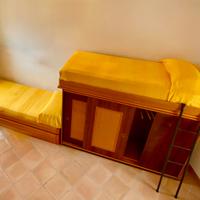 Camera completa originale Rattan Wood arancione