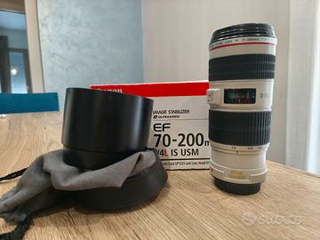 Obiettivo Canon EF 70-200mm f/4 L IS USM "Entra"