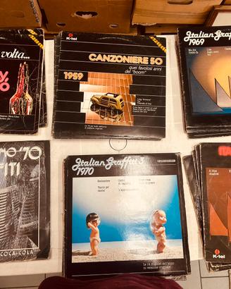 Maxi lotto 36 vinili 33 giri Italian vintage music