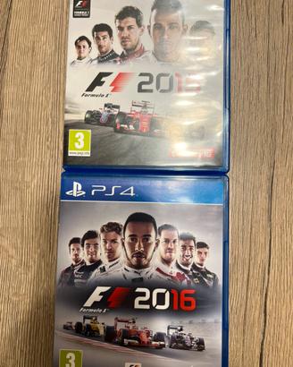 F1 2015 e F1 2016 per PS4