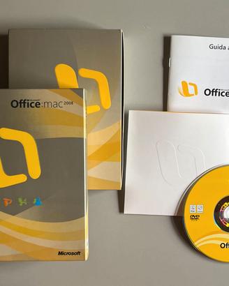 Microsoft Office 2008 per Mac originale italiano
