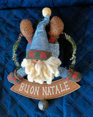 Appendino fuoriporta Natale gnomo folletto