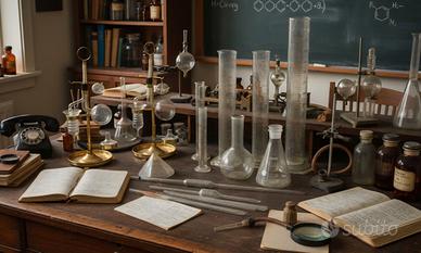 Alambicchi e provette anni 70