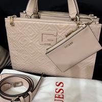 Borsa GUESS colore rosa cipria