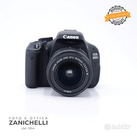 Canon 600D + 18-55 III 1920 Scatti Usato (G255)