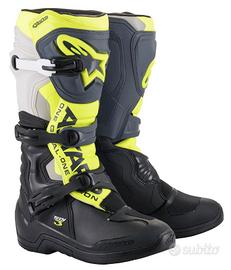 Stivali Alpinestars Tech 3 Nero Grigio Giallo