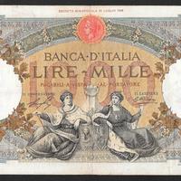 Banconota lire 1000 del 07.07.1930