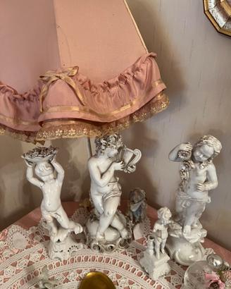 Lume da tavola in ceramica di Bassano del Grappa