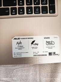 Pc portatile e hard disk esterno