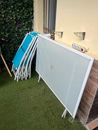 Tavolo da giardino,  4 sedie