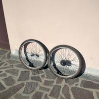 2 ruote bicicletta ( anteriore/posteriore)