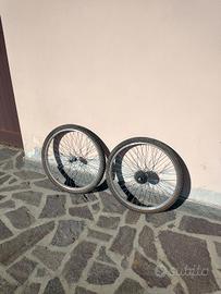 2 ruote bicicletta ( anteriore/posteriore)