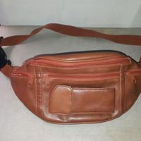 MARSUPIO MARRONE UNISEX CON CINTURA REGOLABILE