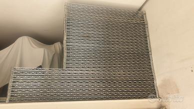 Scaffalature  cromate ad incastro