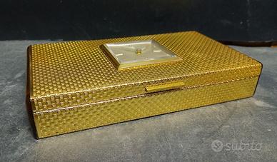 EUROPA orologio scatola VINTAGE bachelite met.oro