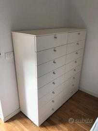 coppia armadi settimanali a 8 cassetti Cappellini