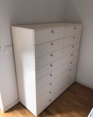 coppia armadi settimanali a 8 cassetti Cappellini