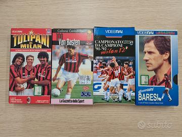 vhs vintage ac milan tulipani baresi