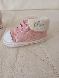 Scarpine culla neonata Chicco n. 17 - Rosa