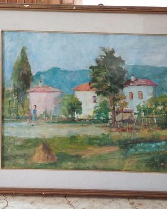 Atilio Rossi- paesaggio bergamasco