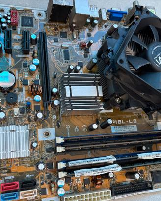 Scheda madre asus ipibl-lb (HP oem) + cpu + ram