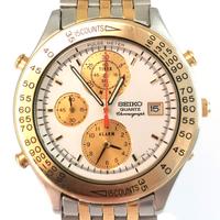 Orologio Seiko chrono alarm vintage in acciaio