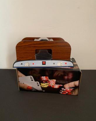 Mescolatore Carte Elettrico Relaxdays Legno