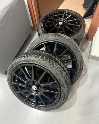 4 Cerchi 17” pollici abarth con gomme INV 205 40