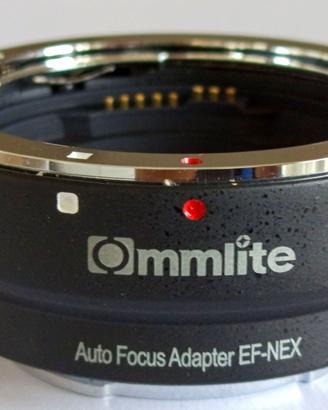 Adattatore per obiettivi Canon EF su Sony E