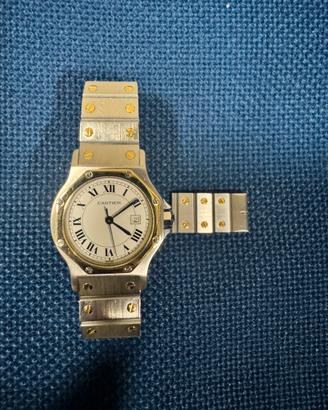 Orolologio Cartier Santos Octagon acciaiooro aut.