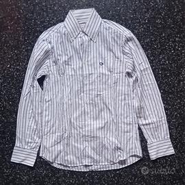 Camicia uomo righe bianche blu Cotton Belt