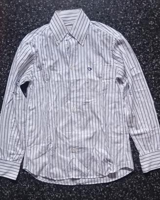 Camicia uomo righe bianche blu Cotton Belt