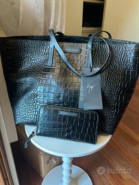 Borsa Tote Giuseppe Zanotti con portafoglio Nuovi