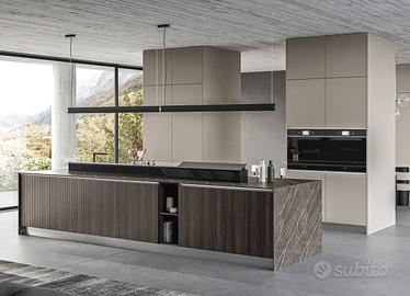 Cucina 3 Colonne +Isola Come Disegno🖋️Da Fabbrica