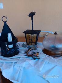 Lampade in ferro battuto