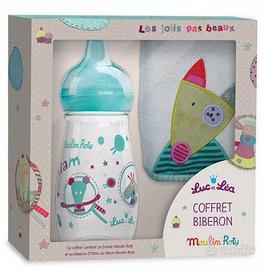 Biberon + bavaglino - cofanetto Moulin Roty nuovo