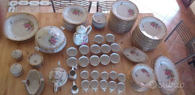 Servizio nozze oro zecchino porcellana di Bavaria