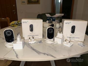 Coppia telecamere arlo essential indoor 2k (2ª gen