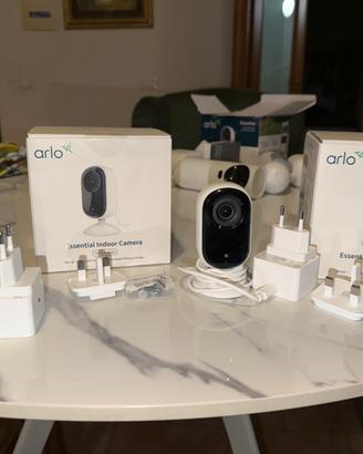 Coppia telecamere arlo essential indoor 2k (2ª gen